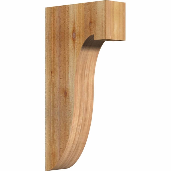 Ekena Millwork Del Monte Rough Sawn Corbel, Western Red Cedar, 4"W x 12"D x 24"H COR04X12X24DEL00RWR - main